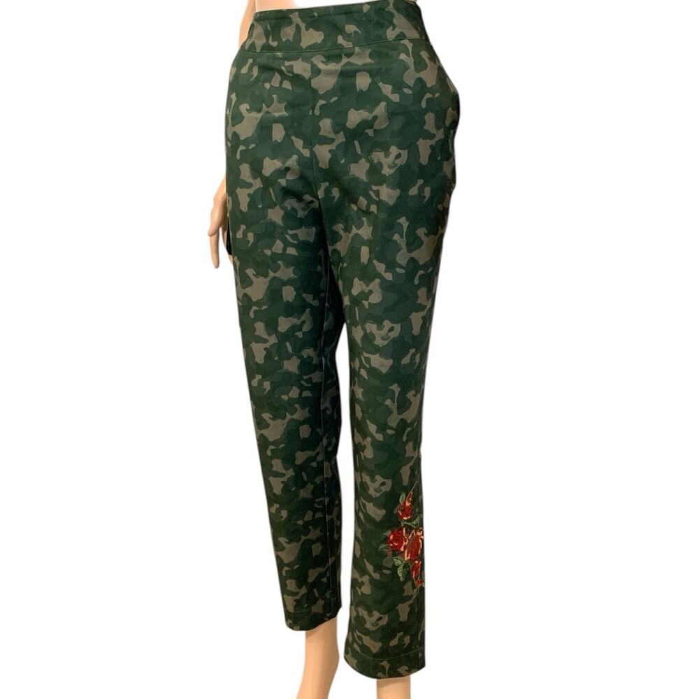 Greg Norman 10 camo rose embroidered golf pant P2 3375